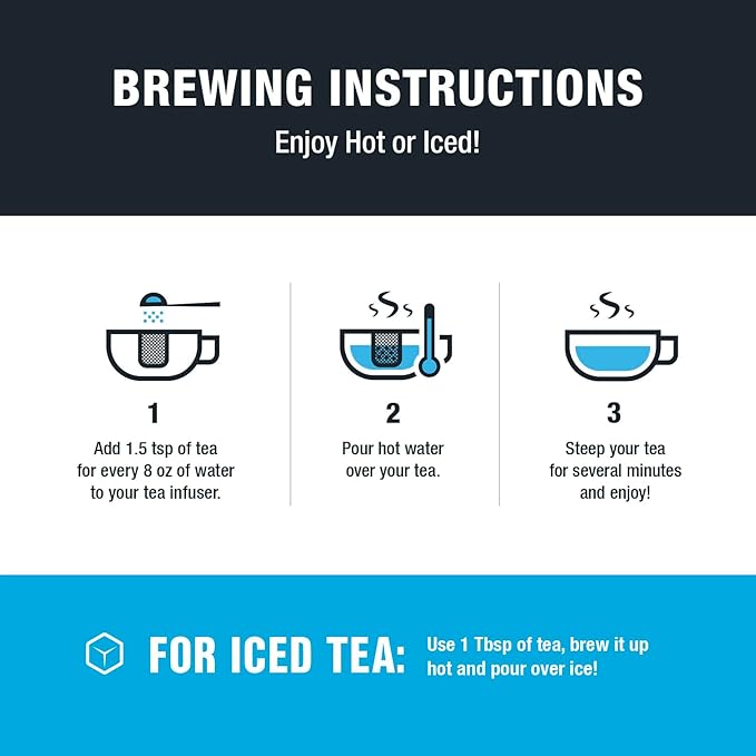 Tiesta Tea - Brownie Batter, Loose Leaf, Chocolate Caramel Herbal Tea, Non-Caffeinated Herbal Drink, Makes Hot or Iced Up to 20-25 Cups, 3oz Resealable Pouch