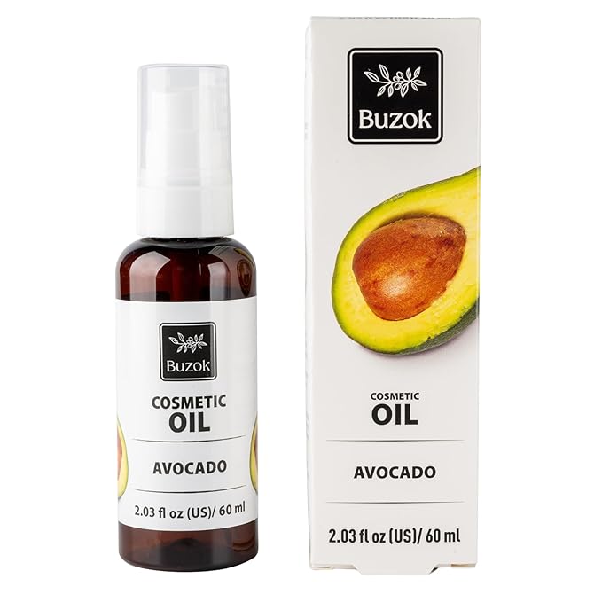 Cosmetic Carrier Oil Collection – Natural Plant Oils for Skin Care, Massage & DIY Beauty Use – Multiple Oils Available – For External Cosmetic Use (Avocado)