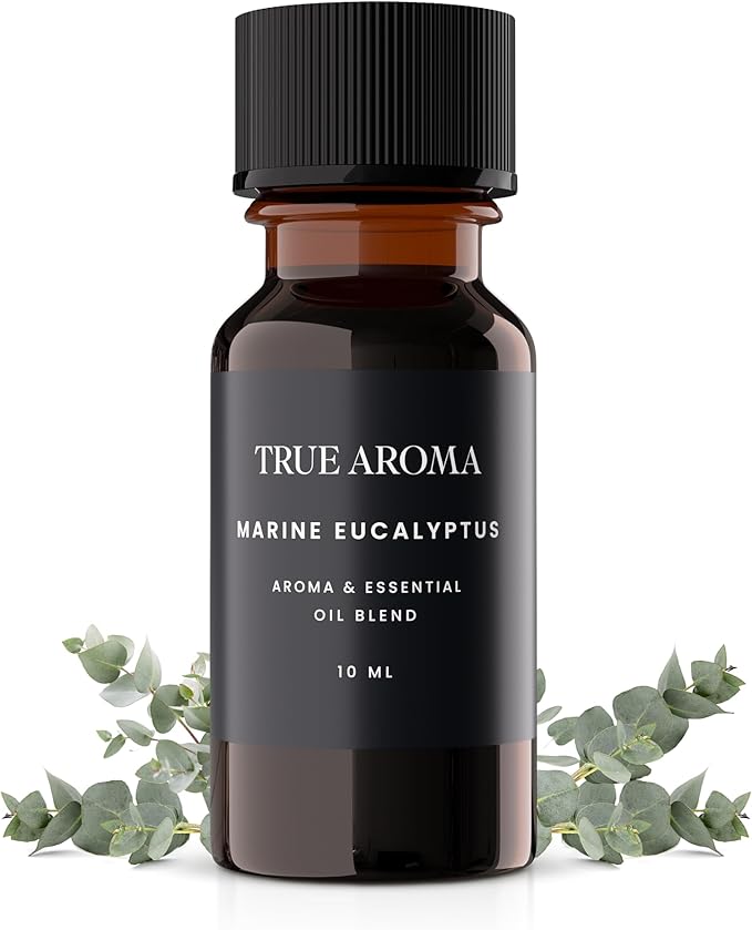 Marine Eucalyptus Essential Oil | Eucalyptus Essential Oils for Aroma Diffusers | Natural Eucalyptus Essential Oil for Diffuser | Aromatherapy Essential Oils | Essential Oil Blends - 10 ML