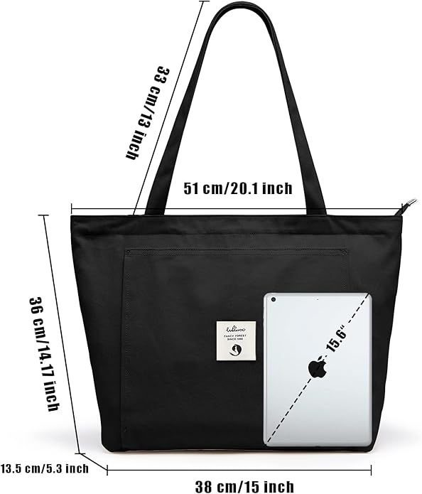 WLLWOO WLLWOO Yoga Bags for Women with Yoga Mats Bags Carrier Carryall Canvas Tote for Pilates Shoulder for Travel Office Beach Workout