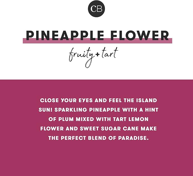 Capri Blue Scented Candles - Pattern Play Glass Jar Candles - Long Lasting Soy Wax Blend - Luxury Home Decor - Notes of Pineapple, Lemon Flower & Sugarcane - Gifts for Women (Pineapple Flower, 8 oz)