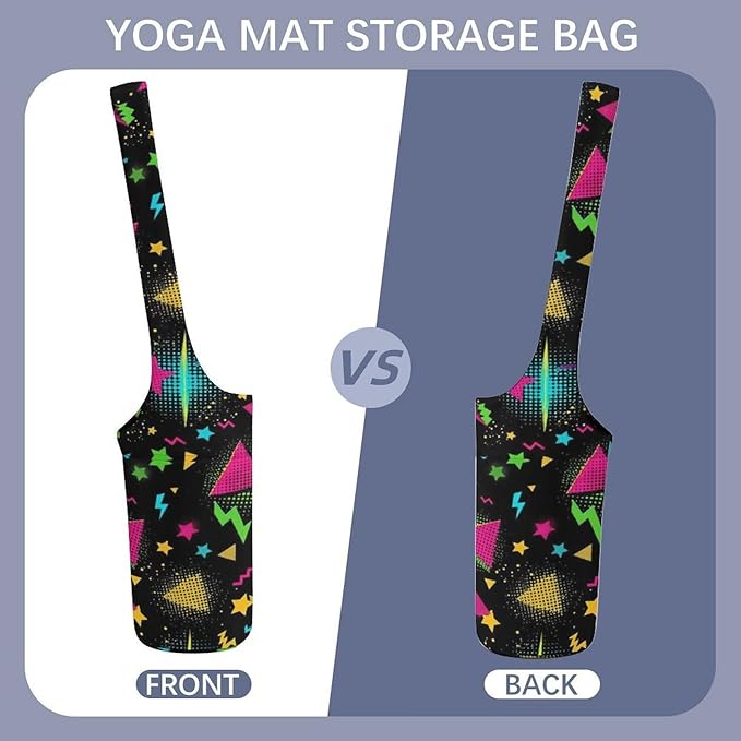 Aiyoolee Women's Portable Yoga Mat Bag Single Shoulder Carrier with Pocket for Gym Yoga Workout Travel