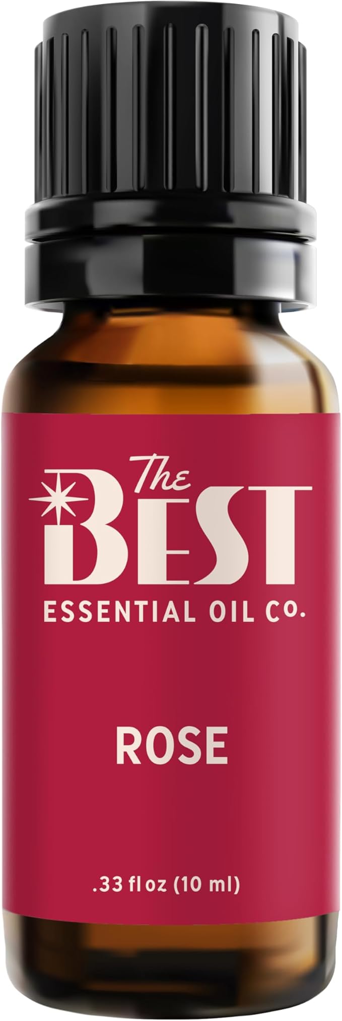 The Best Rose Absolute Essential Oil- Premium Grade- Diluted in Fractionated Coconut Oil for Aromatherapy, Spa, Massage- 10 ml (.33 fl oz)
