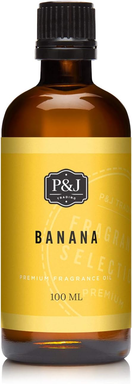P&J Trading - Banana Scented Oil 100ml - Fragrance Oil for Candle Making, Soap Making, Diffuser Oil