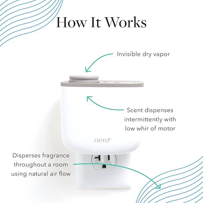 Aera Mini De-Stress Mind Aromatherapy Essential Oil Home Fragrance Scent Refill - Notes of Frankincense, Petitgrain and Wild Chamomile - Works with Aera Mini Diffuser, Mini Scent Capsule Size