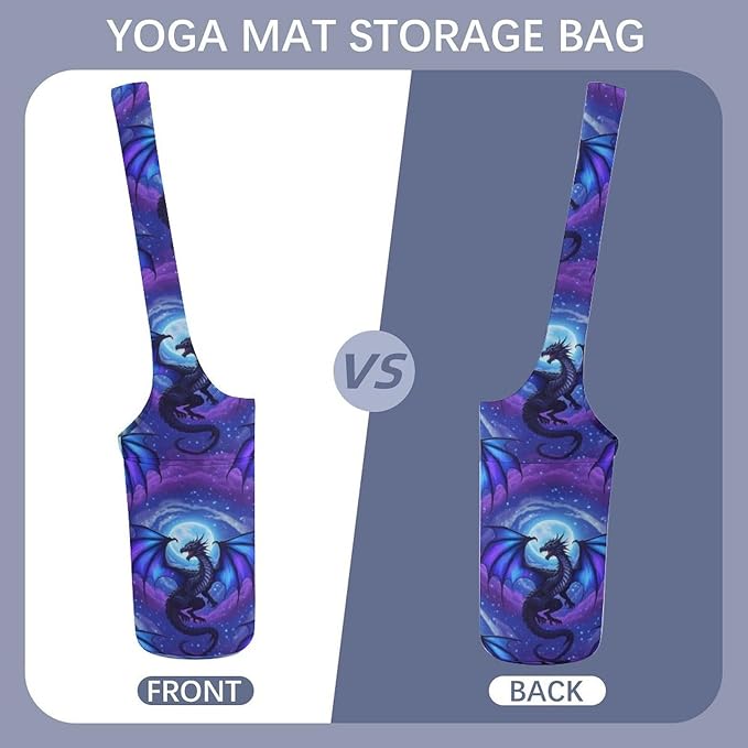 Aiyoolee Yoga Mat Bag for Women with Large Pocket, Yoga Gifts Accessories with Adjustable Shoulder Strap for Workout Stuff
