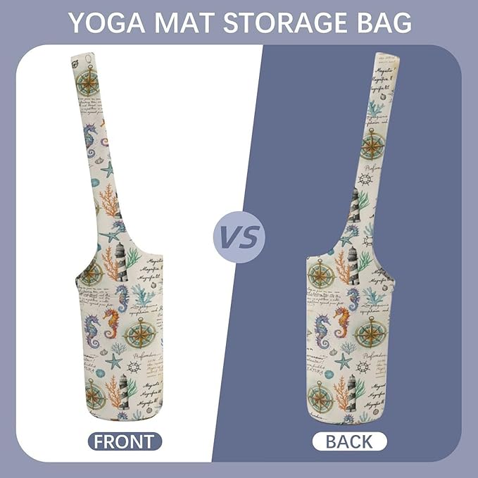 KKdskkds Lovely Pig And HeartYoga Mat Bag Large Opening Long Tote Yoga Mat with Pocket Fit Most Size Mats