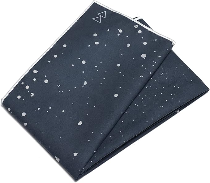 yogadesignlab | The HOT Yoga Towel | Premium Non Slip Colorful Towel | Designed in Bali | Eco Printed + Quick Dry + Mat Sized | Ideal for Hot Yoga, Bikram, Ashtanga, Sport, Travel! (Celestial)