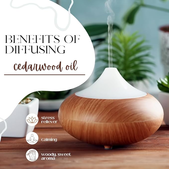 Cedarwood Atlas Essential Oil - 4 fl oz - 100% Pure Essential Oil - GreenHealth