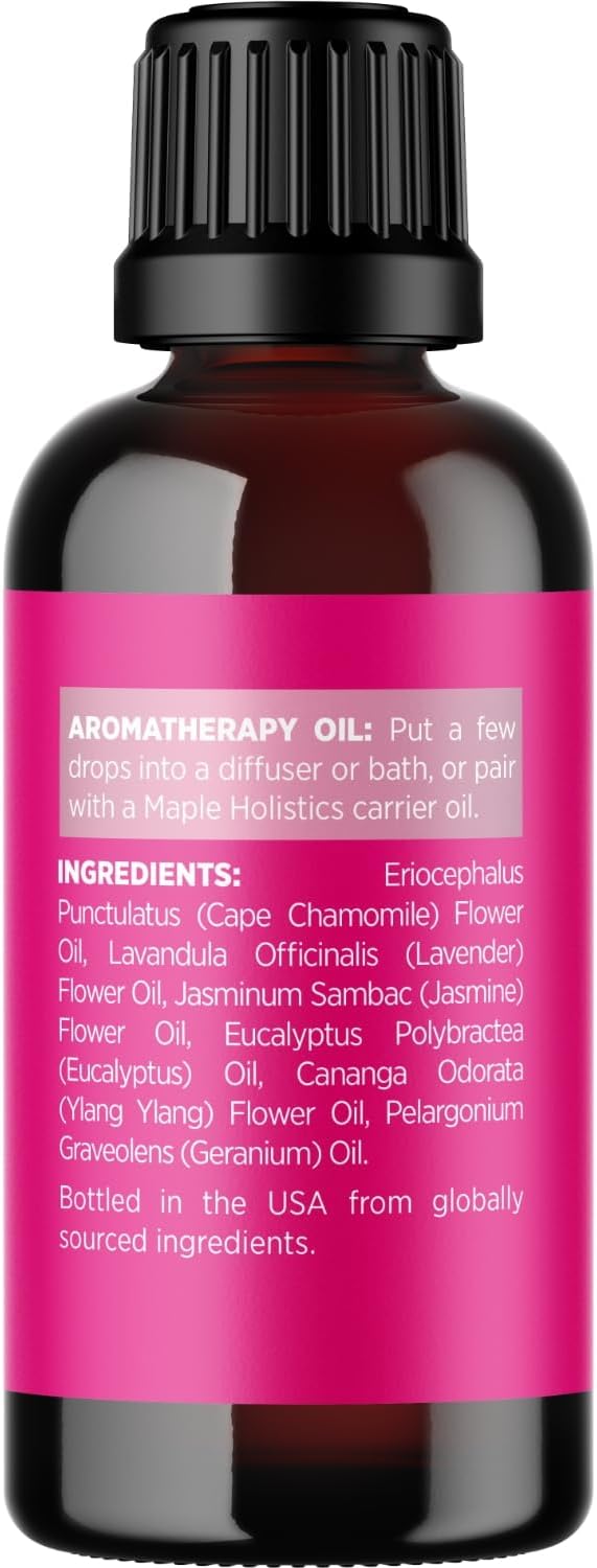 Floral Essential Oil Blend for Diffuser - Flower Essential Oil for Diffusers Baths Candles Soaps & DIYs with Pure Undiluted Jasmine Chamomile Geranium & More - Sweet Uplifting Aromatherapy Blend
