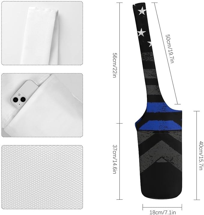 Aiyoolee Yoga Mat Bag Large Tote Carrier Holder with Water Bottle Pocket Yoga Bags