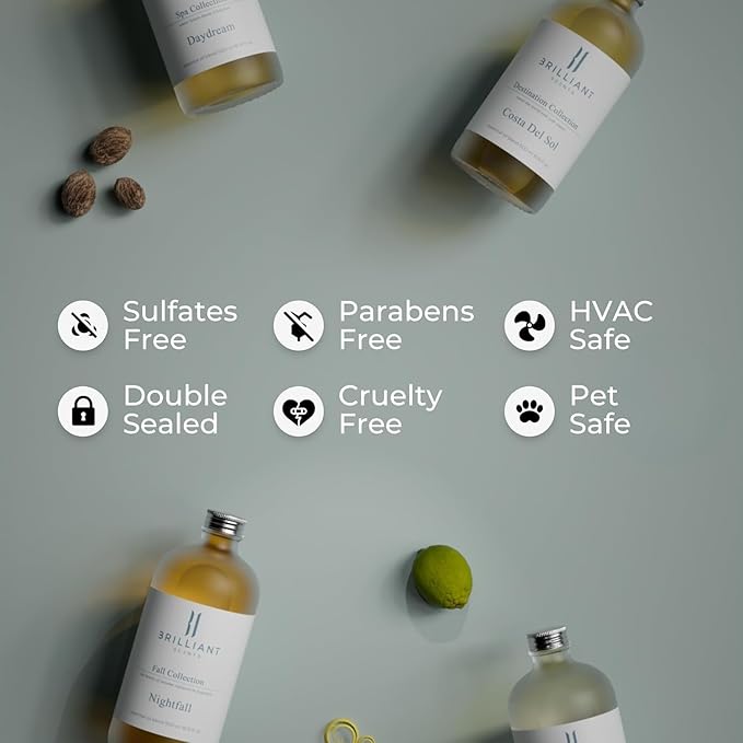 Brilliant Scents Diffuser Oil Refill, Inspired by Edition Hotel & The Noir 29, Hotel Series Aroma Scents, Essential Oils Set for Home, Fragrance Oil for Candle Making, Home, 50 ML, Sugar Beach