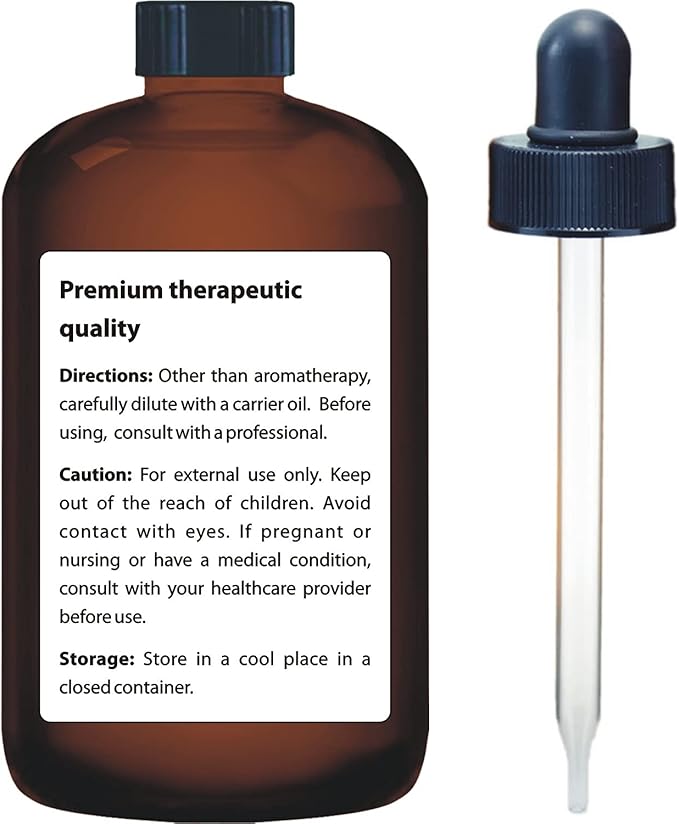 Tea Tree Essential Oil - Huge 4 FL OZ - 100% Pure & Natural – Premium Natural Oil with Glass Dropper (Tea Tree)