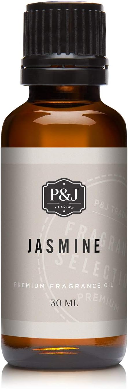 P&J Trading Fragrance Oil | Jasmine Oil 30ml - Candle Scents for Candle Making, Freshie Scents, Soap Making Supplies, Diffuser Oil Scents