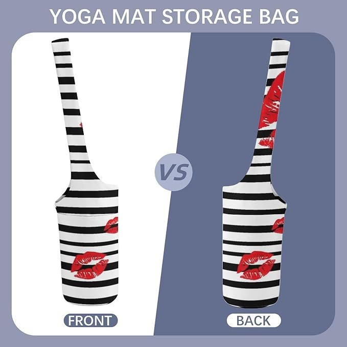 Aiyoolee Yoga Mat Bag Large Tote Carrier Holder with Water Bottle Pocket Yoga Bags