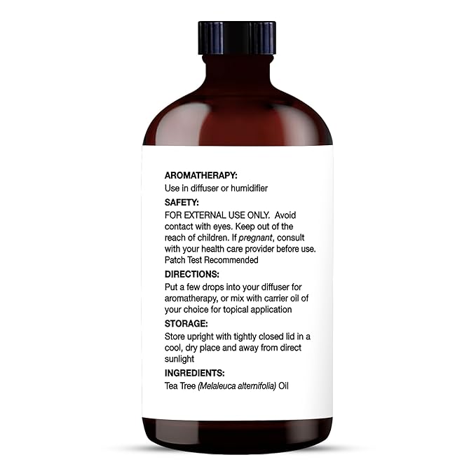 Majestic Pure Essential Oil with Glass Dropper - 100% Pure and Natural - Essential Oils for Diffuser, Aromatherapy, Soap and Candle Making, Tea Tree Essential Oil, Tea Tree Oil, 4 Fl Oz