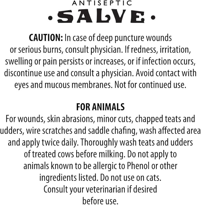 Rawleigh Antiseptic Salve Iconic Yellow Big Tin: 4.5 oz, Natural, Multi-Purpose Ointment Soothes Skin Cuts, Bruises, Irritations, with Turpentine, Phenol, Cottonseed Oil, Original Formula - Pack of 1