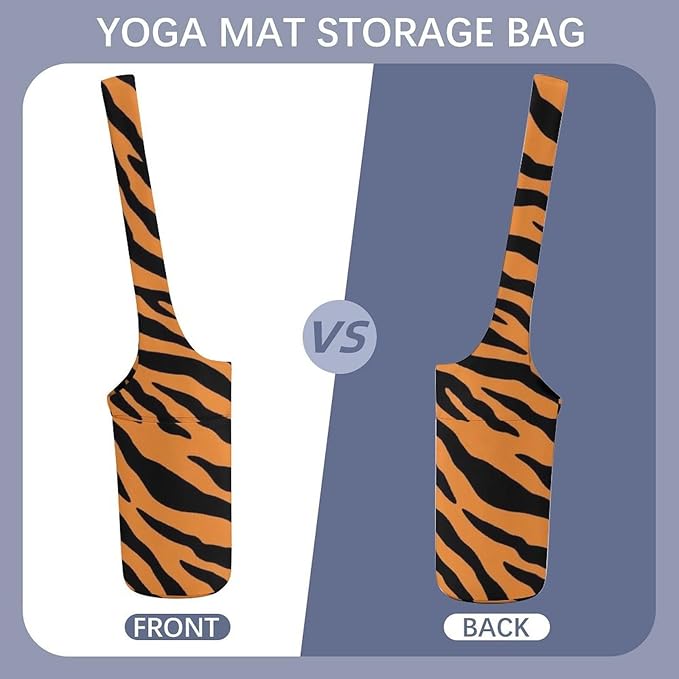 Meaudiwes Large Size Yoga Mat Bag with Long Strap, Yoga Mats Carrier Storage Bag, Exercise Mat Holder Accessories