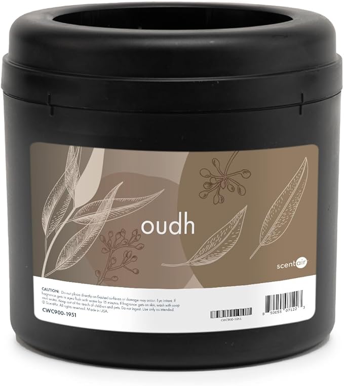 ScentAir Whisper Home Monthly Plug-in Refill, Fragrance Cartridge for Home and Office, Oudh