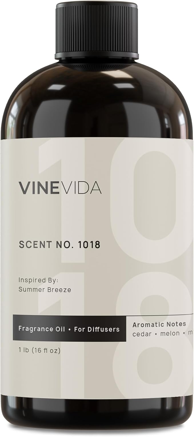 VINEVIDA (16oz) Hotel Fragrance Collection Diffuser Oil - Hotel Scents Diffusers for Home - Cold Air Diffuser Oil - Hotel Scent Essential Oil - Scent No.1018 Inspired by Ritz Carlton Hotel