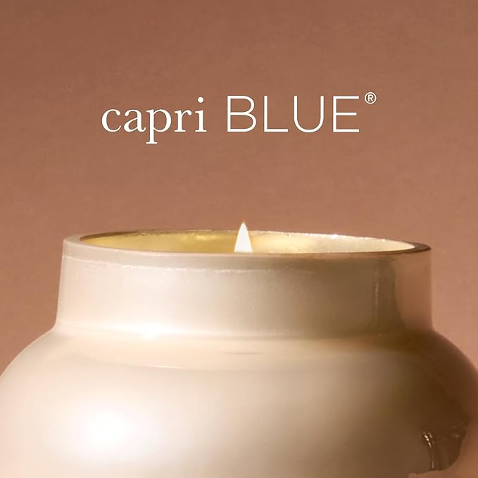 Capri Blue Autumn Glow Fall Candles - Soy Wax Blend Luxury Candles - Home Decor Gifts for Women & Men - Notes of Tropical Fruits & Sugared Citrus (Volcano, 19 oz)
