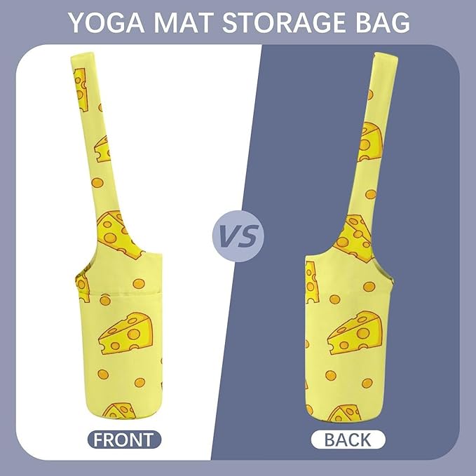 Aiyoolee Yoga Mat Bag with Large Pocket, Strap Bag Carriers for Women