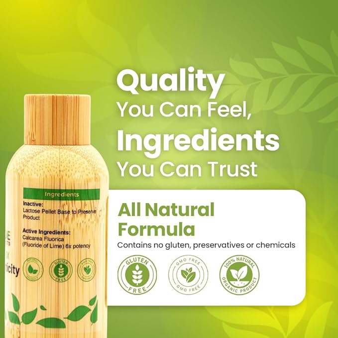 BestMade Natural Products Calc Fluor 6X - The Elasticity Cell Salt for Hemorrhoids, Chapped Skin, and Cold Support, 350 Pellets