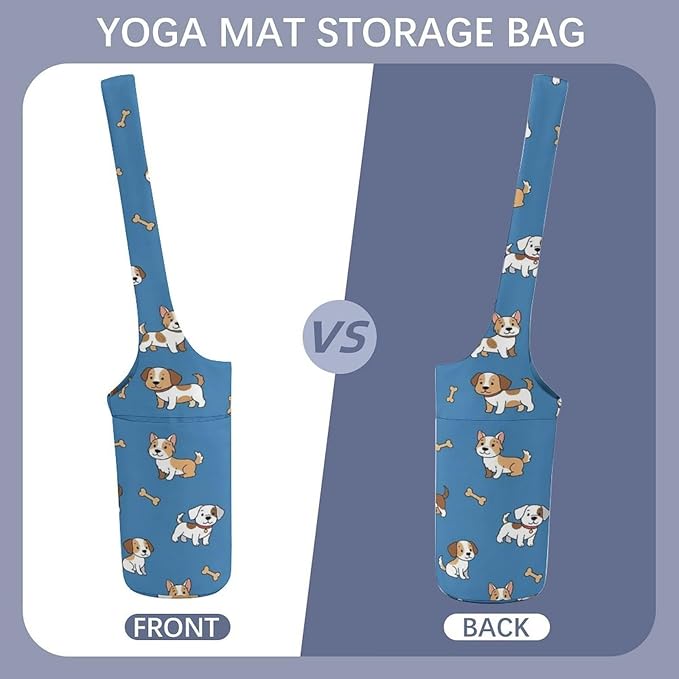 Meaudiwes Stylish Yoga Mat Bags Sports Yoga Totes Fits Most Size Mats Exercise Mat Carrier Storage Bag Yoga Gifts for Women