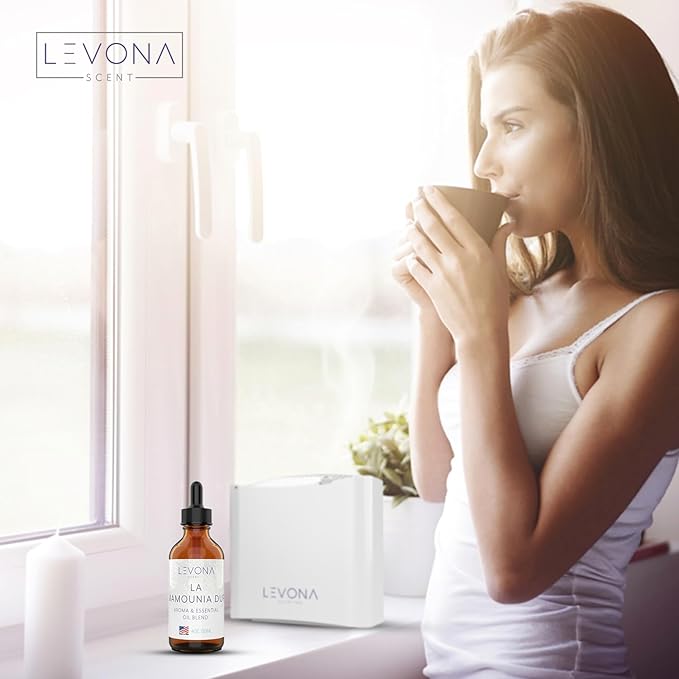 Levona Scent Essential Oils - Scents for Home, Hotel & Office Use - Perfect for Home Diffuser & Humidifiers - Aroma Fragrance Oil, Ideal for Massage, Relaxation, and Spa - La Mamounia Dup, 120ml