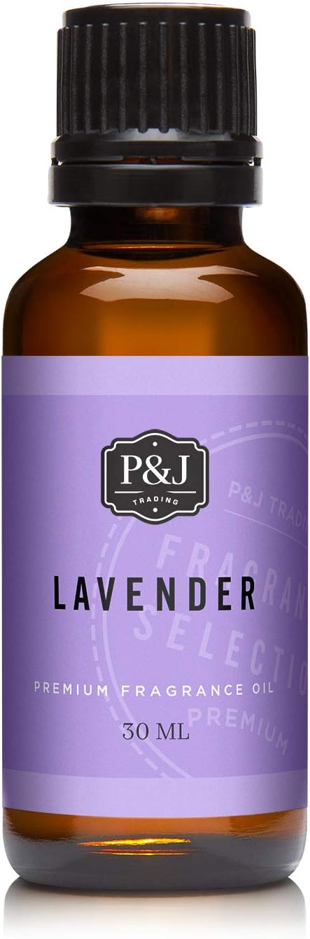P&J Fragrance Oil | Lavender Oil 30ml - Candle Scents for Candle Making, Freshie Scent, Soap Making Supplies, Diffuser Oil Scents