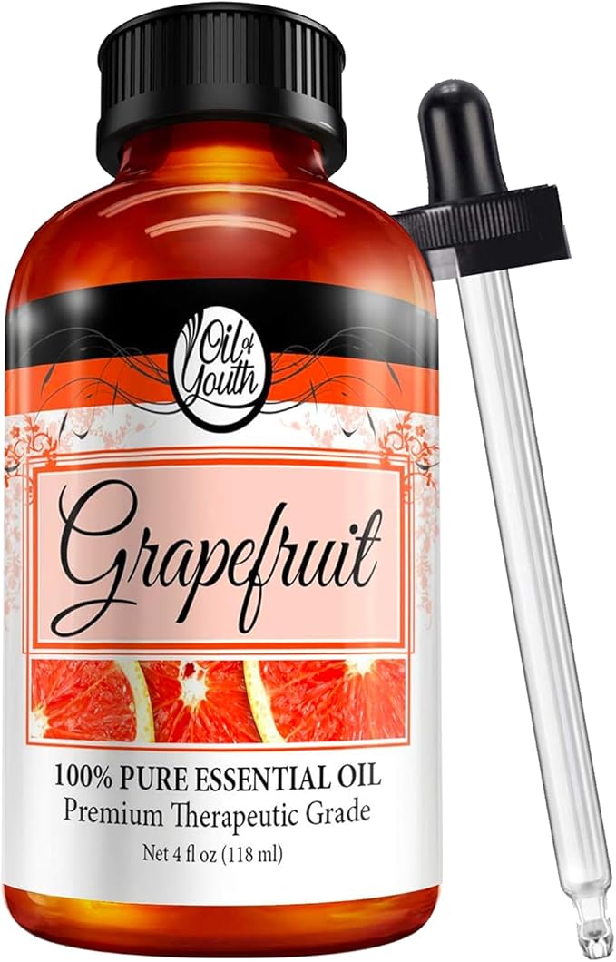 Oil of Youth Grapefruit Essential Oil 4 oz for Aromatherapy