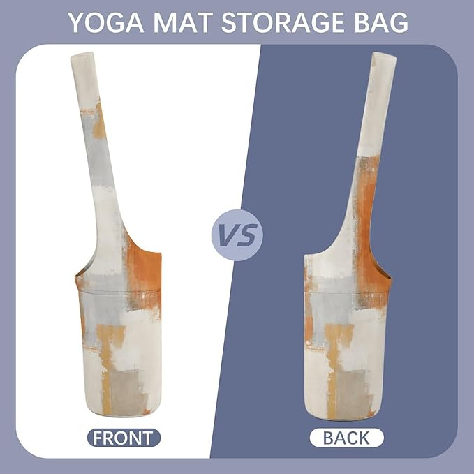 KKdskkds Vintage RoseYoga Mat Bag Large Opening Long Tote Yoga Mat with Pocket Fit Most Size Mats