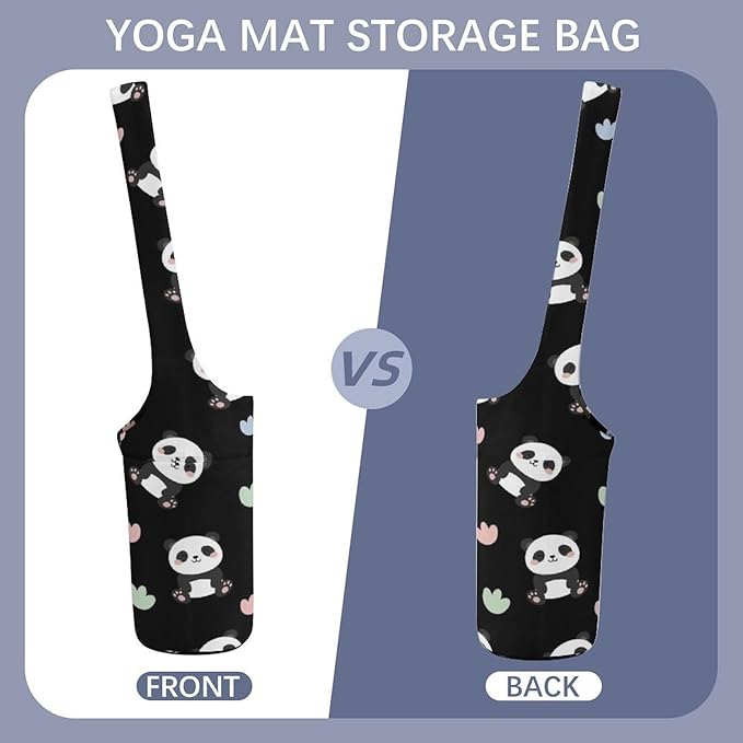 Meaudiwes Large Yoga Mat Bag Fit Most Size for Ladies Yoga Mats Carrier Bags Multi-Functional Exercise Mat Holder Storage Bag