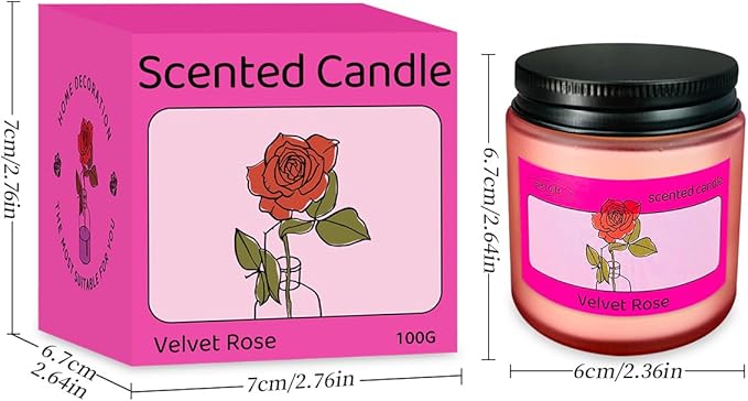 12 Pack Candles for Home Scented, Colored Frosted Jar Aromatherapy Candle Gifts for Women, Natural Soy Wax Candle Set, Scented Candles Set for Birthday Valentine Mother's Christmas Day Present