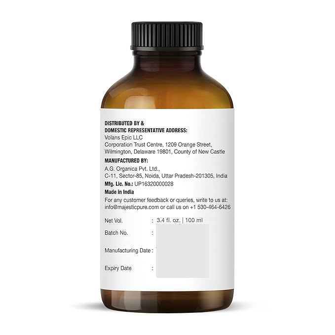 Majestic Pure Essential Oil with Glass Dropper - 100% Pure and Natural - Essential Oils for Diffuser, Aromatherapy, Soap and Candle Making, Tea Tree Essential Oil, Tea Tree Oil, 3.4 Fl Oz