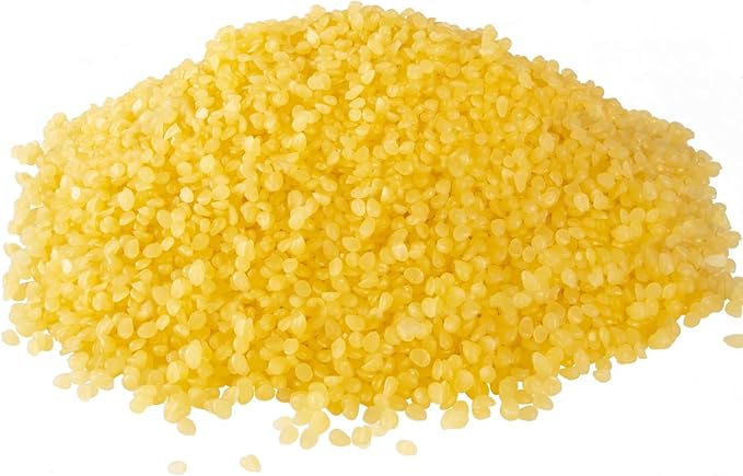 5-lb Pure Yellow Beeswax pellets - for Candles in All Shapes and Sizes, Beeswax Balm, Lip Balm, soap Making Supplies,Craft Projects DIY (80 oz.)