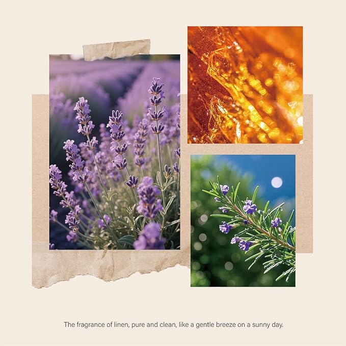 Reed Diffusers Set Lavender Scent with Transparent Bottle, 7.10 oz Diffusers for Home with 7 Diffuser Sticks, Reed Diffuser for 120 Days, Long Lasting Scent for Bedroom, Spa and Sleep Support