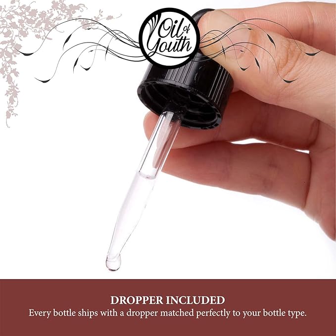 Oil of Youth Rose Essential Oil - Therapeutic Grade Aromatherapy Oil for Diffuser, Skin, Hair, Perfume & Candle Making - 4 fl oz with Dropper