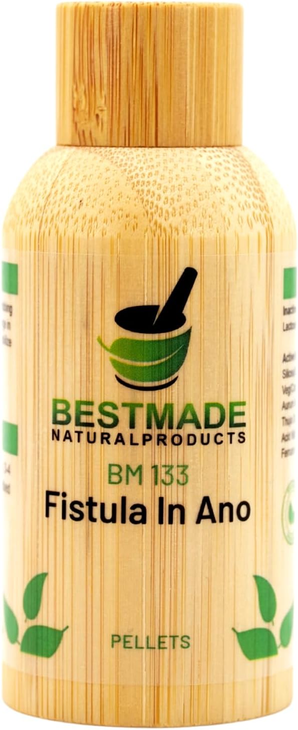 Bestmade Natural Products Fistula in Ano BM133 - Natural Remedy for Discharge in Anus - Helps Normalize Bowel Movements & Relieve Throbbing Pains, 140 Pellets