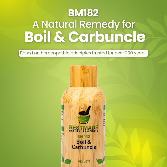 Bestmade Natural Products Boil & Carbuncle BM182 - Maximum Strength Natural Remedy That Helps Remove Boils, 140 Pellets