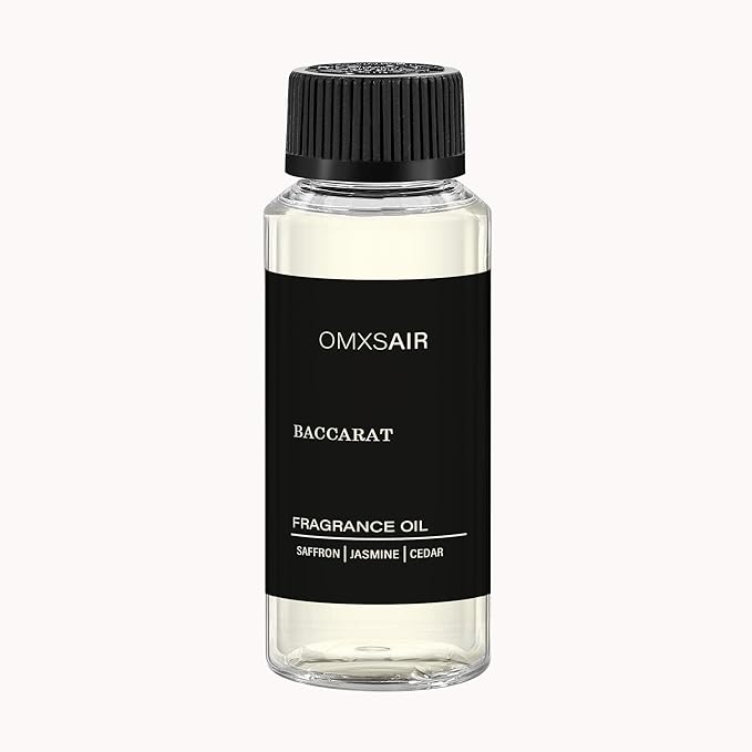 Baccarat Hotel Diffuser Oil Inspired by Baccarat 4.1 Fl Oz(120ml) - Hotel Fragrance Diffuser Oil & Home Luxury Scents - Saffron, Cedar,Ambergris Essential Oils Blend for Aromatherapy Diffuser
