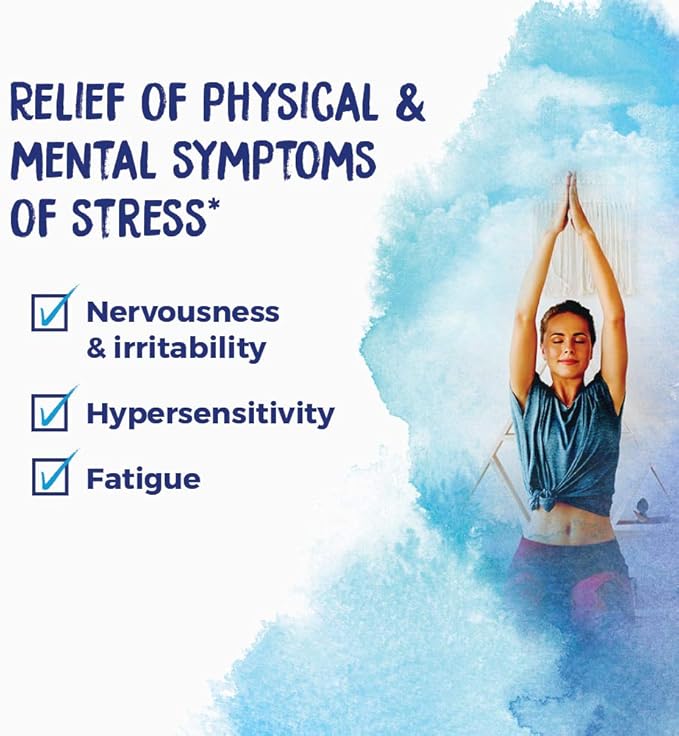 Boiron StressCalm Tablets for Relief of Stress, Anxiousness, Nervousness, Irritability, and Fatigue - 120 Count
