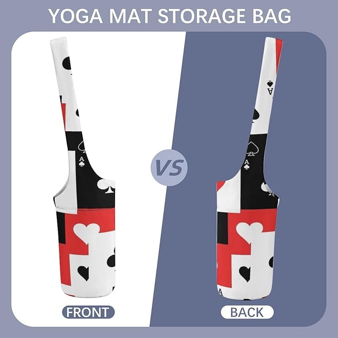 Aiyoolee Yoga Mat Bag Large Tote Carrier Holder with Water Bottle Pocket Yoga Bags