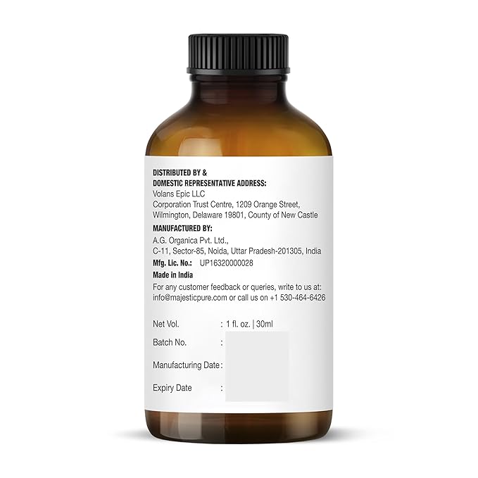 Majestic Pure Essential Oil with Glass Dropper - 100% Pure and Natural - Essential Oils for Diffuser, Aromatherapy, Soap and Candle Making, Lavender Essential Oil, Lavender Oil, 1 Fl Oz