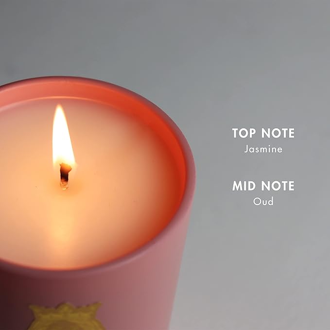 SAINT Saint Joan of Arc Scented Candle with Prayer and Prayer Coin, Saint of Fearless Women, Soy Coconut Aromatherapy Candle with 80 Hour Burn Time, Special Edition