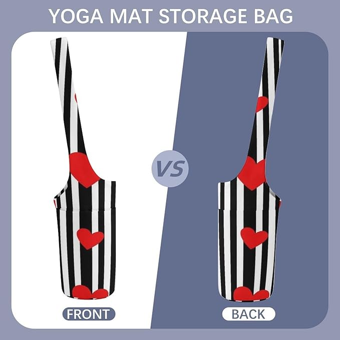 Meaudiwes Large Size Yoga Mat Bag with Long Strap, Yoga Mats Carrier Storage Bag, Exercise Mat Holder Accessories
