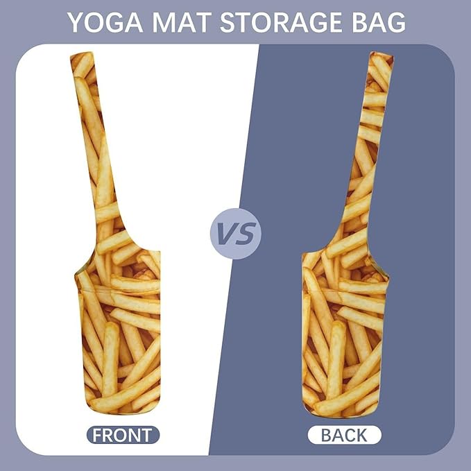 Aiyoolee Yoga Mat Bags, Large Tote Yoga Mat Carrier Holder with Water Bottle Pocket, Adjustable Shoulder Strap Storage Bag