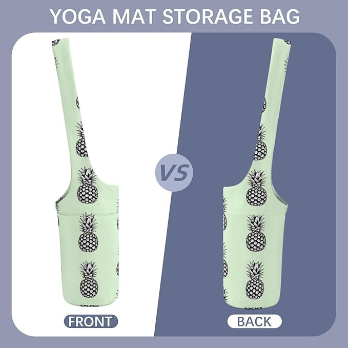 Meaudiwes Large Yoga Mat Bag Fit Most Size for Ladies Yoga Mats Carrier Bags Multi-Functional Exercise Mat Holder Storage Bag
