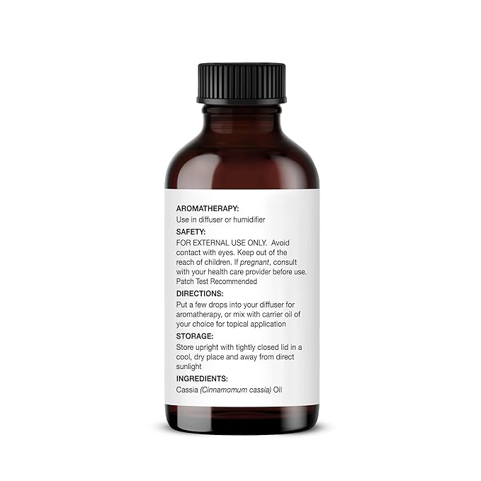 Majestic Pure Essential Oil with Glass Dropper - 100% Pure and Natural - Essential Oils for Diffuser, Aromatherapy, Soap and Candle Making, Cassia Essential Oil, Cassia Oil, 1 Fl Oz