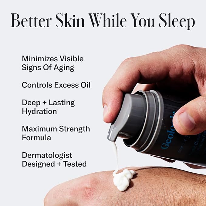 Ultimate Skincare Bundle by Geologie – Dermatologist‑Designed Skin Health System with Retinol, Vitamin C, Niacinamide & SPF30 – Targets Wrinkles, Dark Spots, Dullness & Sun Damage with 2 Face Washes